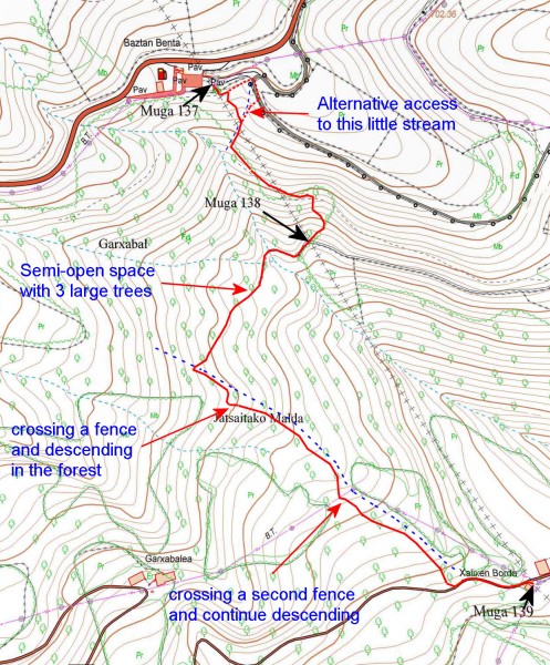 Esfr Map Bm137 139 Shortcut With Directions On Sitna Map The